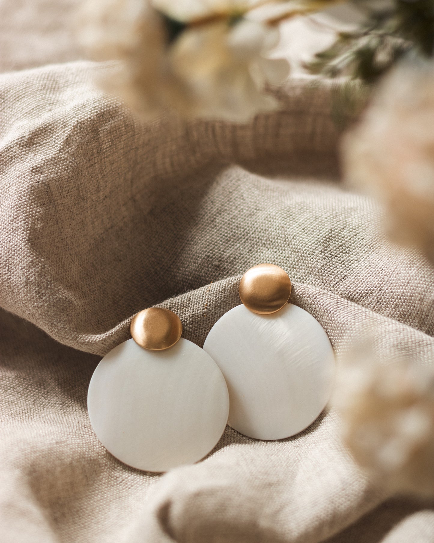 Mini Plate Earrings