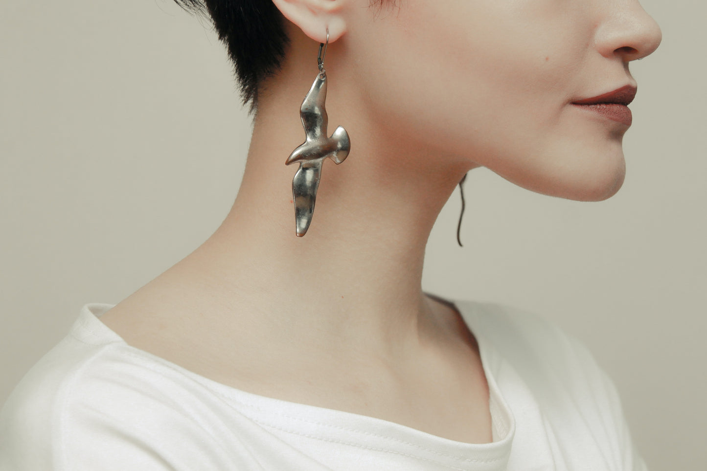 Shiny Bird Earring
