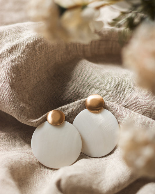 Mini Plate Earrings
